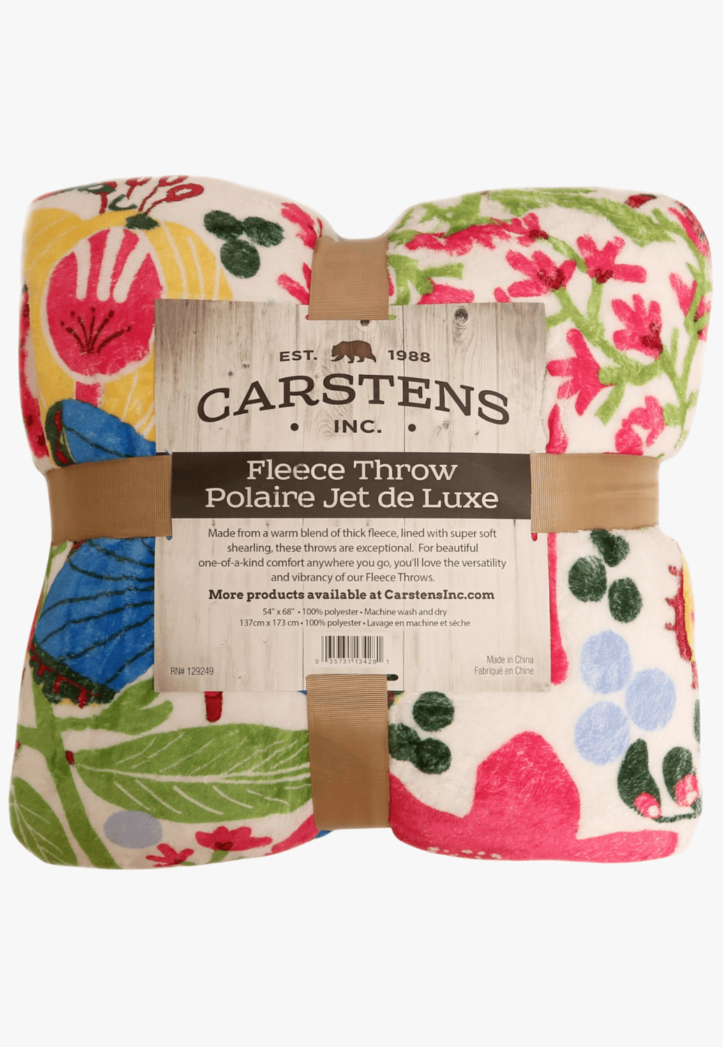 Carstens Homewares - General Multi Carstens Butterfly Plush Throw