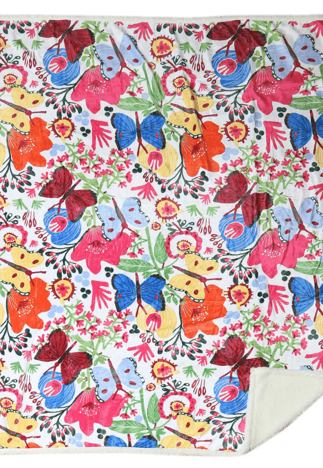 Carstens Homewares - General Multi Carstens Butterfly Plush Throw
