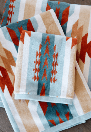 Carstens Homewares - General Multi Carstens Pecos Southwestern Jacquard Wash Cloth