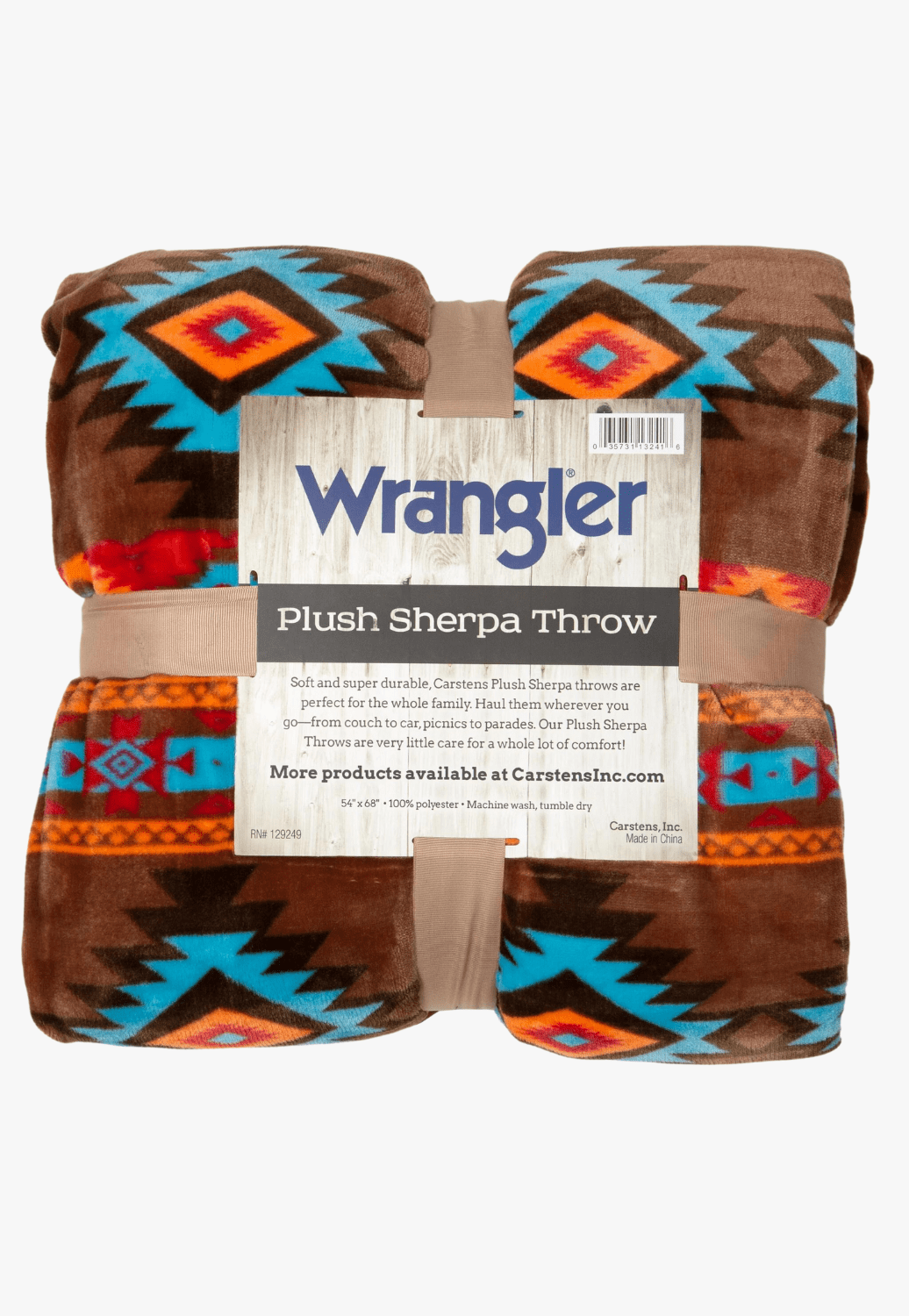 Carstens Homewares - General Multi Wrangler Southwest Horizon Sherpa Throw