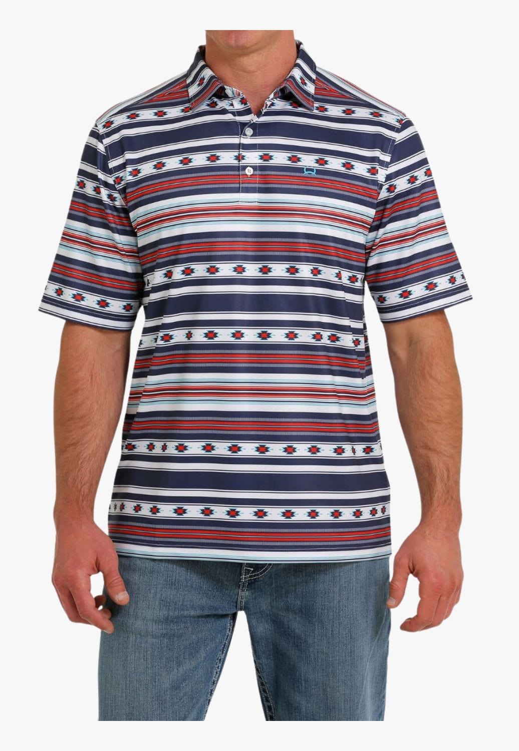 Cinch CLOTHING-MensPolos Cinch Mens Arena Flex Polo