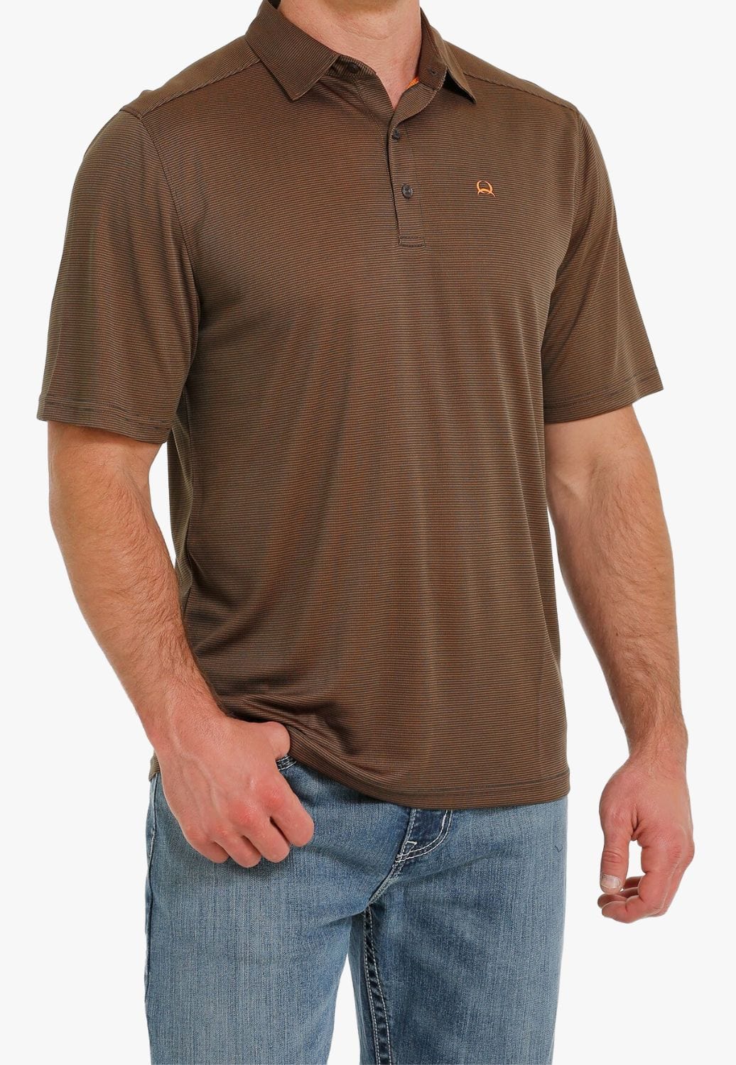Cinch CLOTHING-MensPolos Cinch Mens Arenaflex Polo