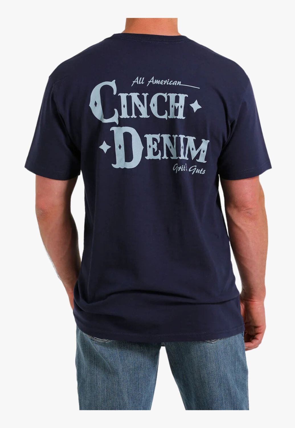 Cinch CLOTHING-MensT-Shirts Cinch Mens Cinch Denim T-Shirt