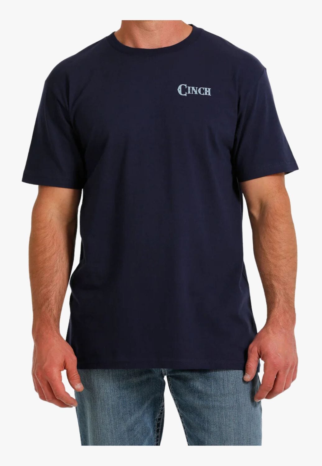 Cinch CLOTHING-MensT-Shirts Cinch Mens Cinch Denim T-Shirt