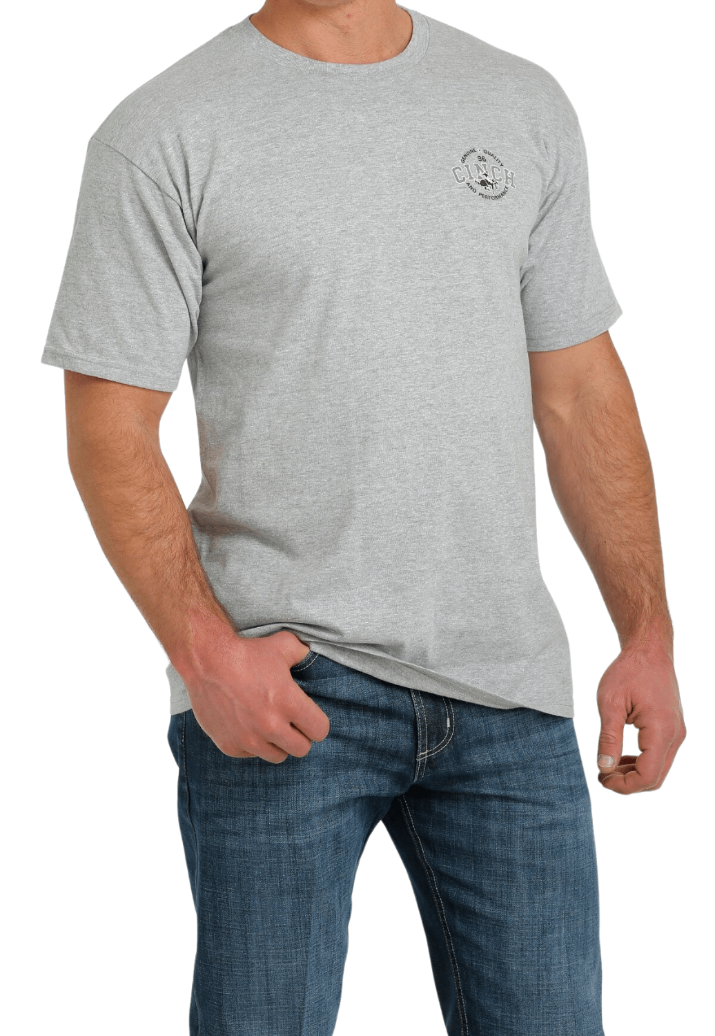 Cinch CLOTHING-MensT-Shirts Cinch Mens Genuine Quality And Performance T-Shirt