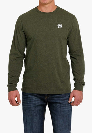 Cinch CLOTHING-Mens Long Sleeve Shirts Cinch Mens Graphic Logo Long Sleeve Shirt