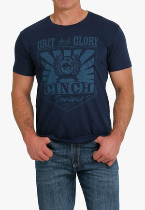 Cinch CLOTHING-MensT-Shirts Cinch Mens Grit And Glory Logo T-Shirt