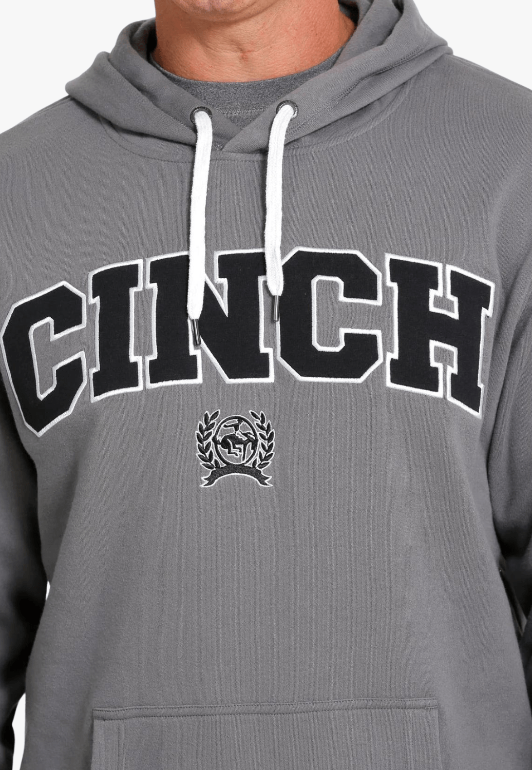 Cinch CLOTHING-Mens Pullovers Cinch Mens Logo Pullover Hoodie