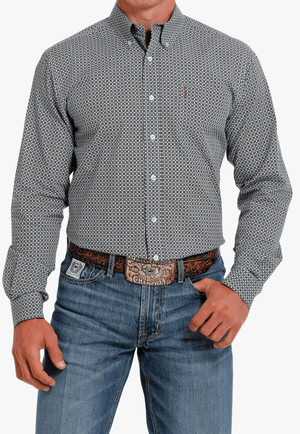 Cinch CLOTHING-Mens Long Sleeve Shirts Cinch Mens Modern Fit Western Long Sleeve Shirt