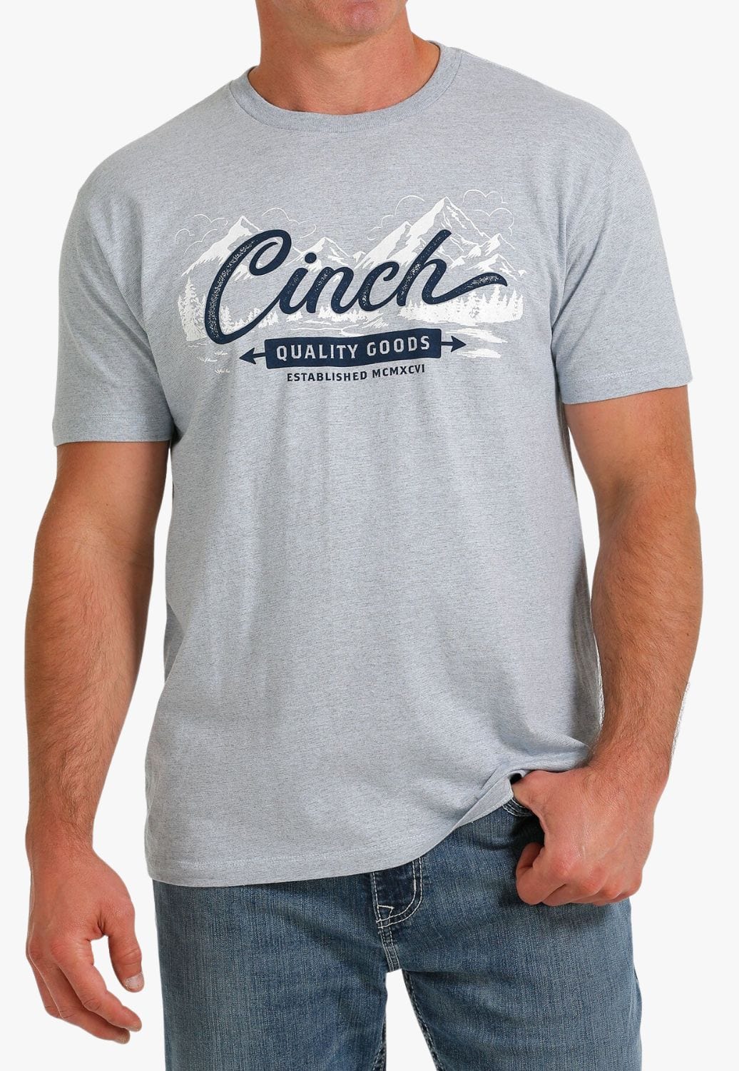 Cinch CLOTHING-MensT-Shirts Cinch Mens Mountain T-Shirt