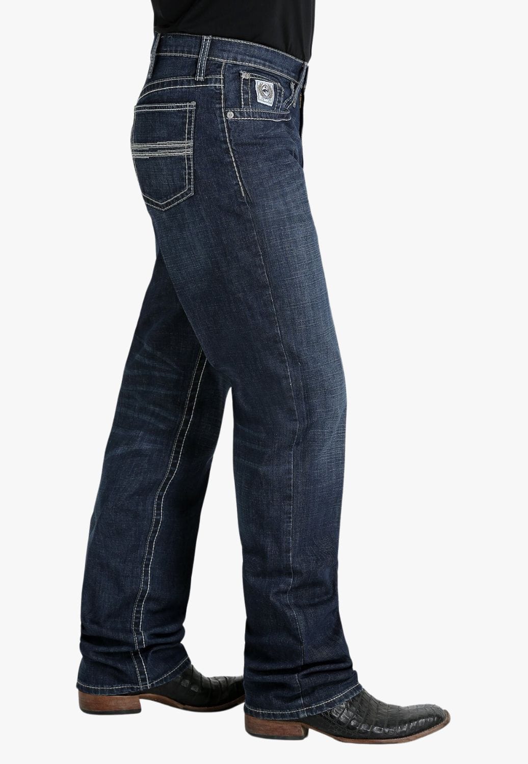 Cinch CLOTHING-Mens Jeans Cinch Mens Performance Denim White Label Relaxed Fit Jean MB92834039