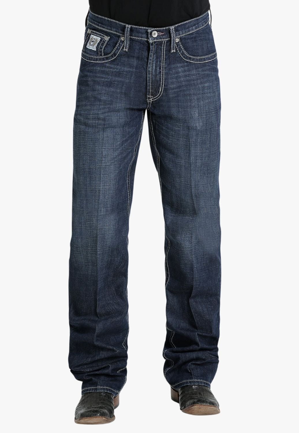Cinch CLOTHING-Mens Jeans Cinch Mens Performance Denim White Label Relaxed Fit Jean MB92834039