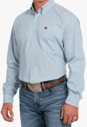 Cinch CLOTHING-Mens Long Sleeve Shirts Cinch Mens Plaid Long Sleeve Shirt