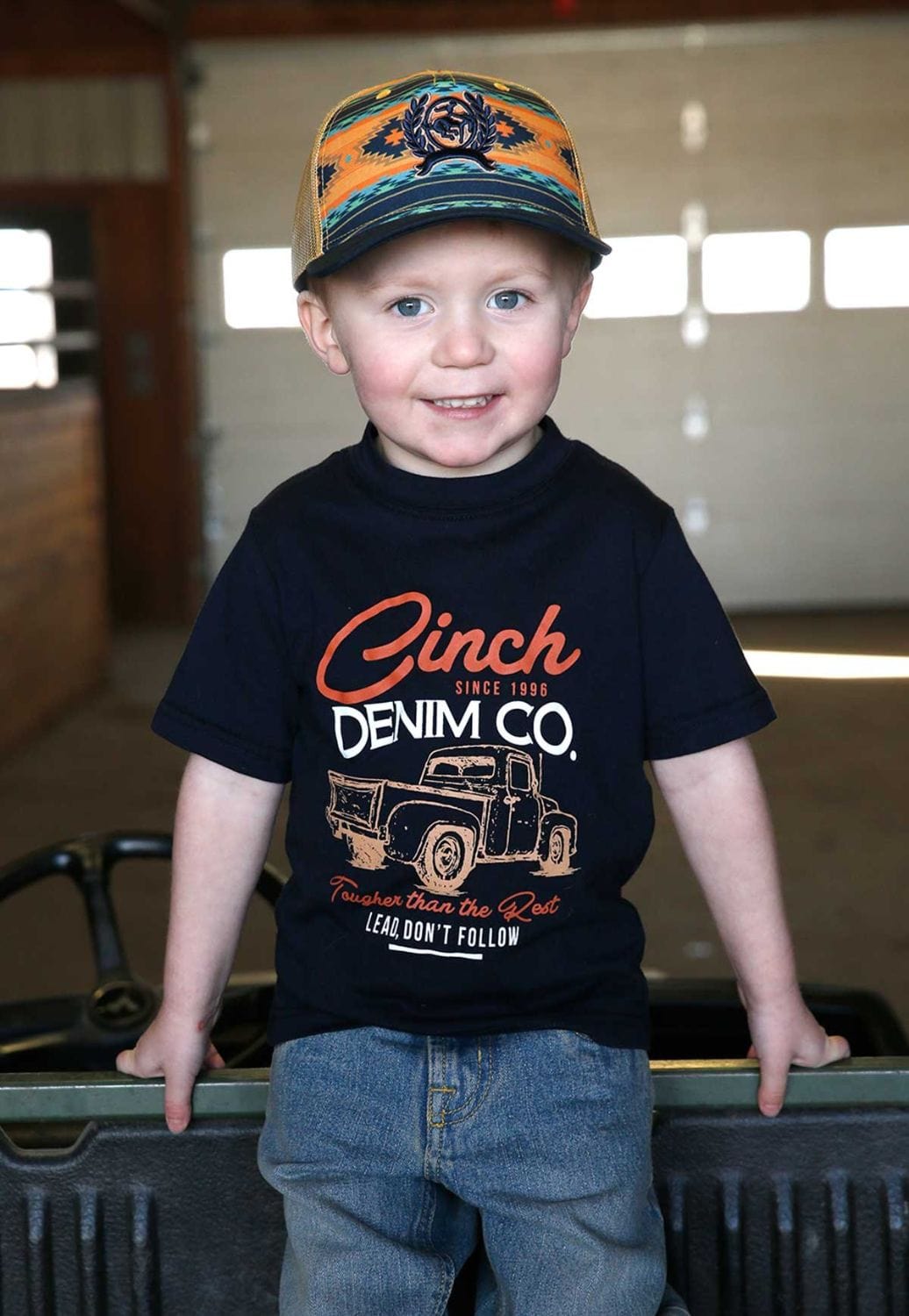 Cinch CLOTHING-Boys T-Shirts Cinch Toddler Boys Denim Co T-Shirt
