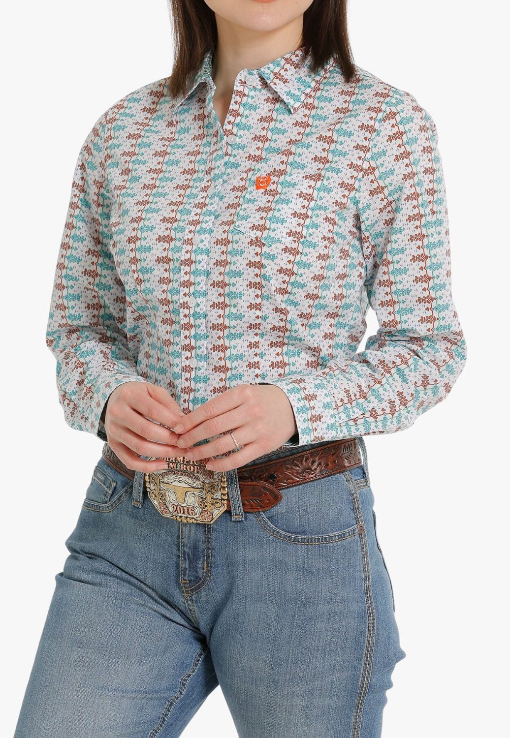Cinch CLOTHING-Womens Long Sleeve Shirts Cinch Womens Long Sleeve Shirt