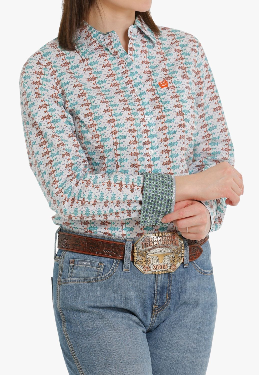 Cinch CLOTHING-Womens Long Sleeve Shirts Cinch Womens Long Sleeve Shirt