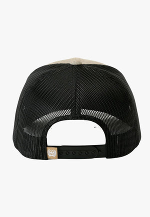 Cinch HATS - Caps OSFA / Khaki/Black Cinch Logo Patch Trucker Cap