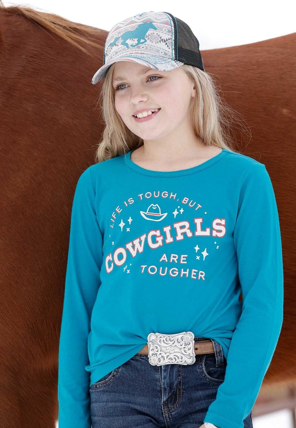 Cruel Girl CLOTHING-Girls Long Sleeve Shirts Cruel Girl Girls Long Sleeve T-Shirt