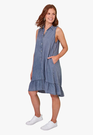 Eb and Ive CLOTHING-Womens Dresses Eb and Ive Womens Elan Sleeveless Dress