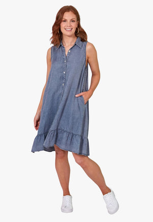 Eb and Ive CLOTHING-Womens Dresses Eb and Ive Womens Elan Sleeveless Dress