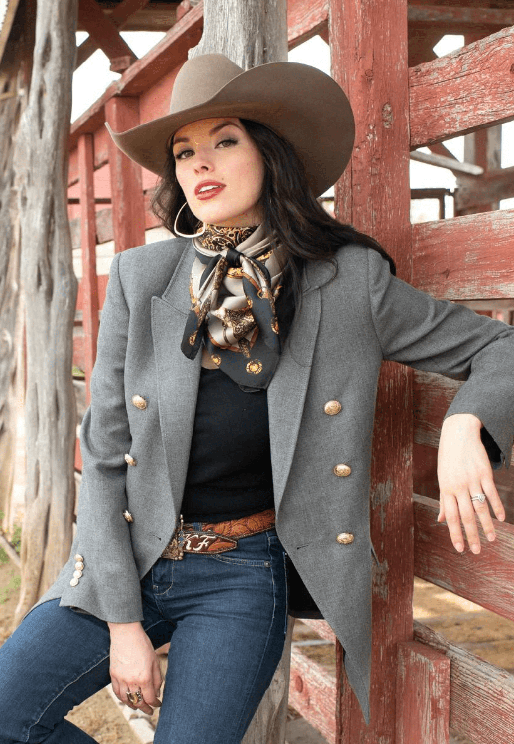 Fringe Scarves ACCESSORIES-Gloves & Scarves Black Fringe Scarves Saddle Up Long Tall Scarf