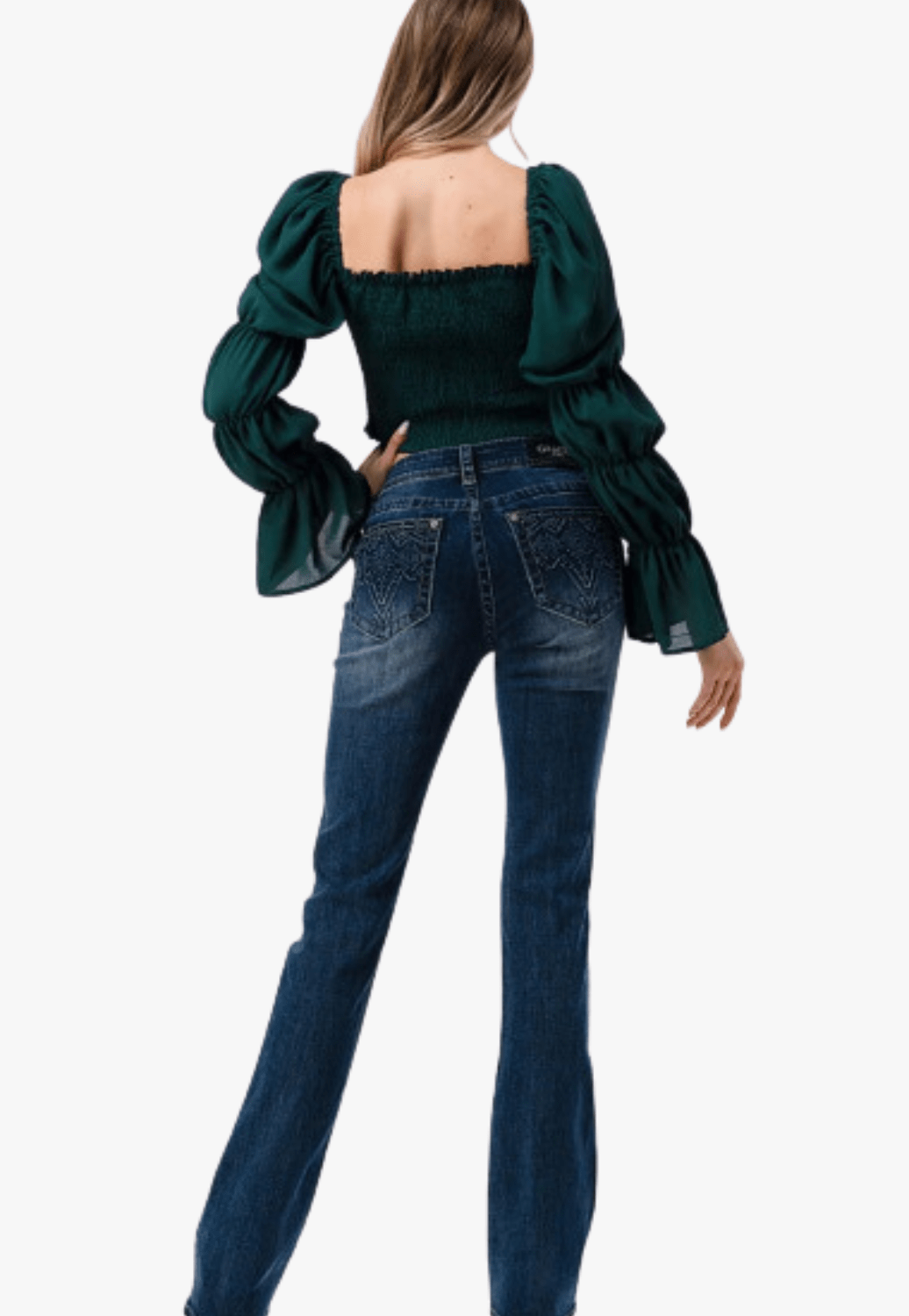 Grace In LA CLOTHING-Womens Jeans Grace In LA Womens Aztec 3D Jean