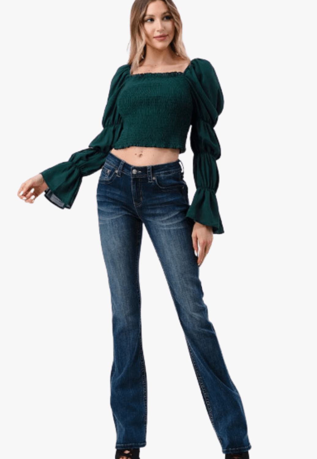 Grace In LA CLOTHING-Womens Jeans Grace In LA Womens Aztec 3D Jean