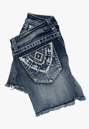 Grace In LA CLOTHING-Womens Shorts Grace In LA Womens Aztec Short