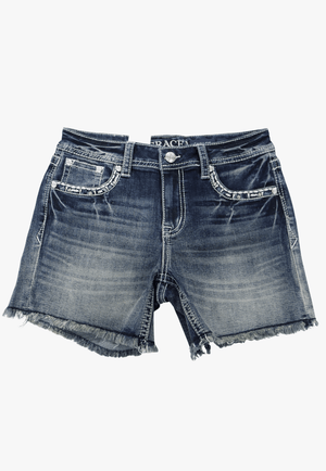 Grace In LA CLOTHING-Womens Shorts Grace In LA Womens Aztec Short