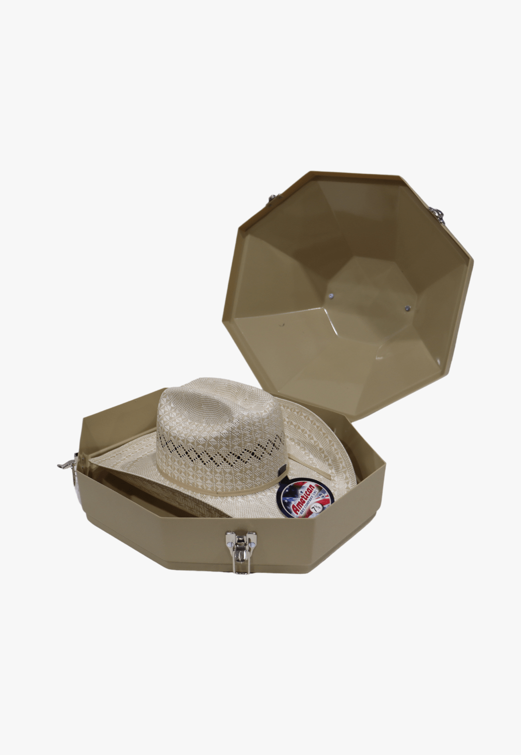 Hammer Plastics ACCESSORIES-General Beige Hammer Plastics Classic Western Hat Carrier