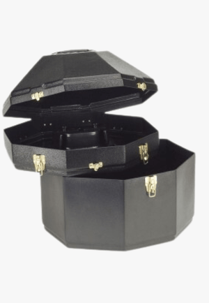 Hammer Plastics ACCESSORIES-General Black Hammer Plastics Double Western Hat Carrier