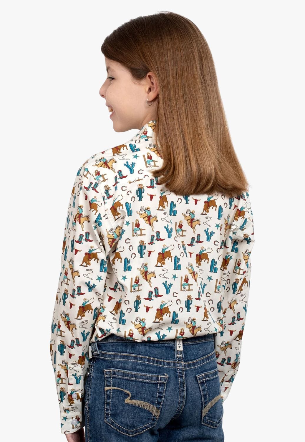 Just Country CLOTHING-Girls Long Sleeve Shirts Just Country Girls Harper Long Sleeve Shirt