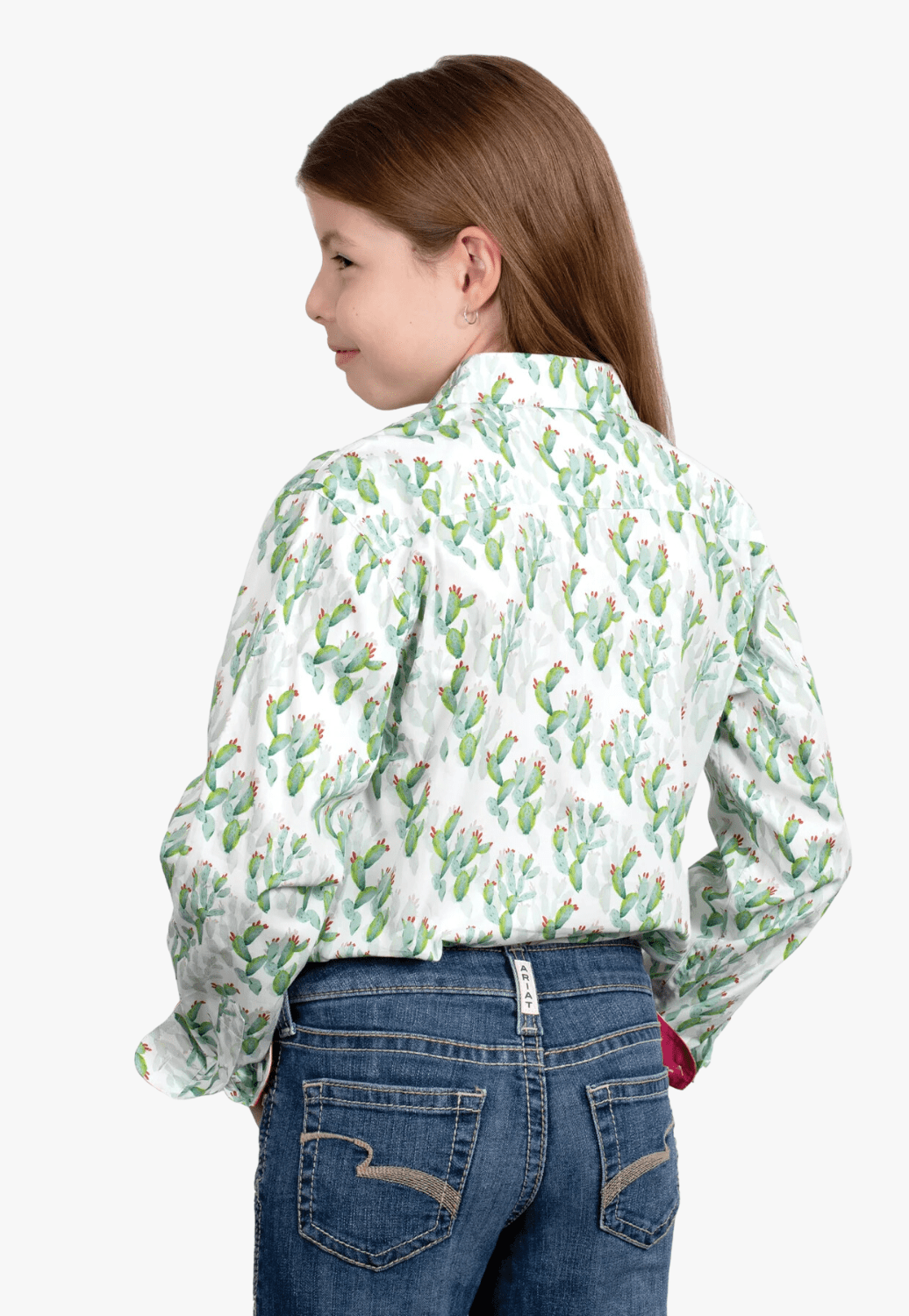 Just Country CLOTHING-Girls Long Sleeve Shirts Just Country Girls harper Long Sleeve Workshirt