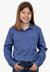Just Country CLOTHING-Girls Long Sleeve Shirts Just Country Girls Kenzie Workshirt JC60606