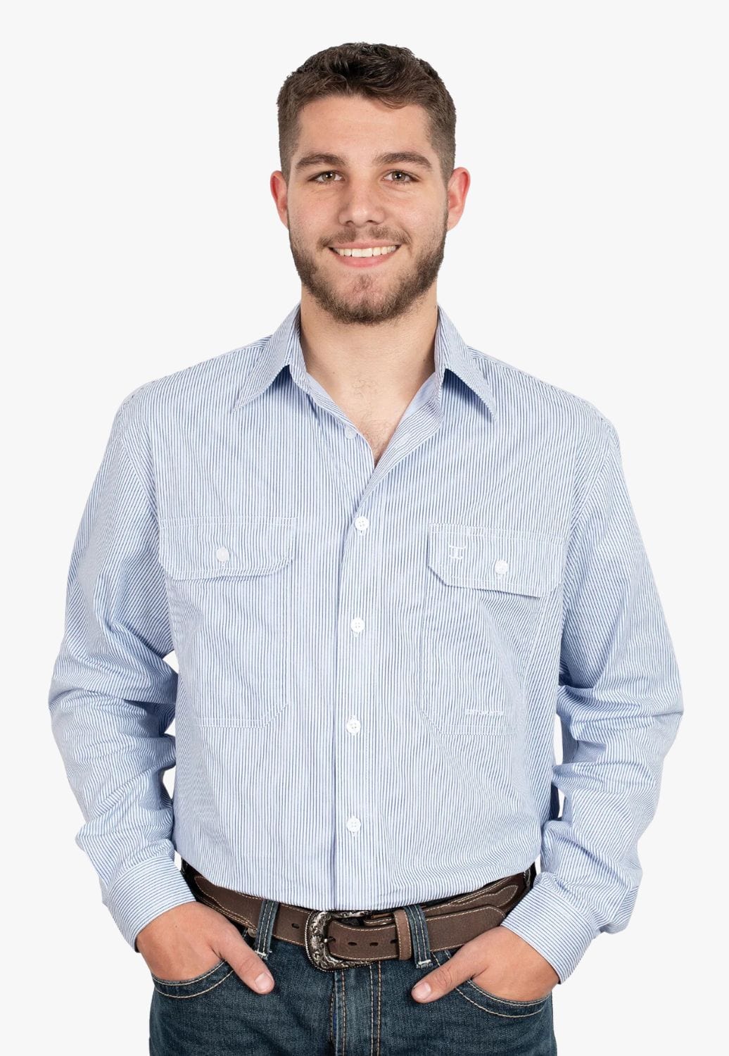 Just Country CLOTHING-Mens Long Sleeve Shirts Just Country Mens Austin Long Sleeve Shirt