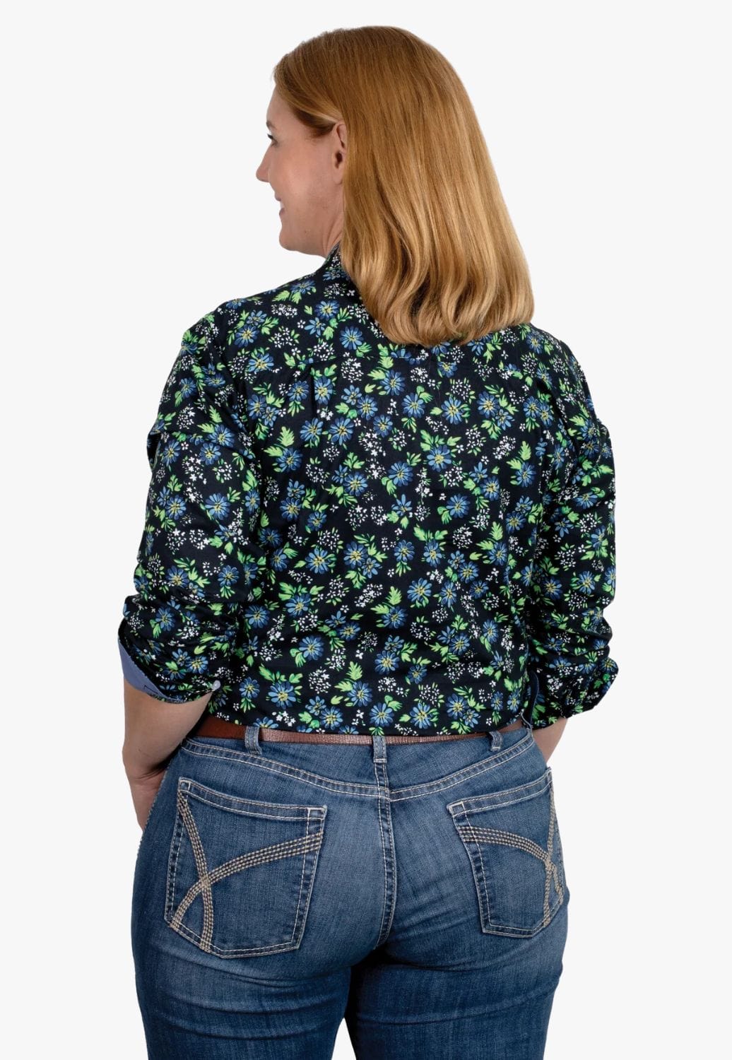 Just Country CLOTHING-Womens Long Sleeve Shirts Just Country Womens Georgie Long Sleeve Workshirt