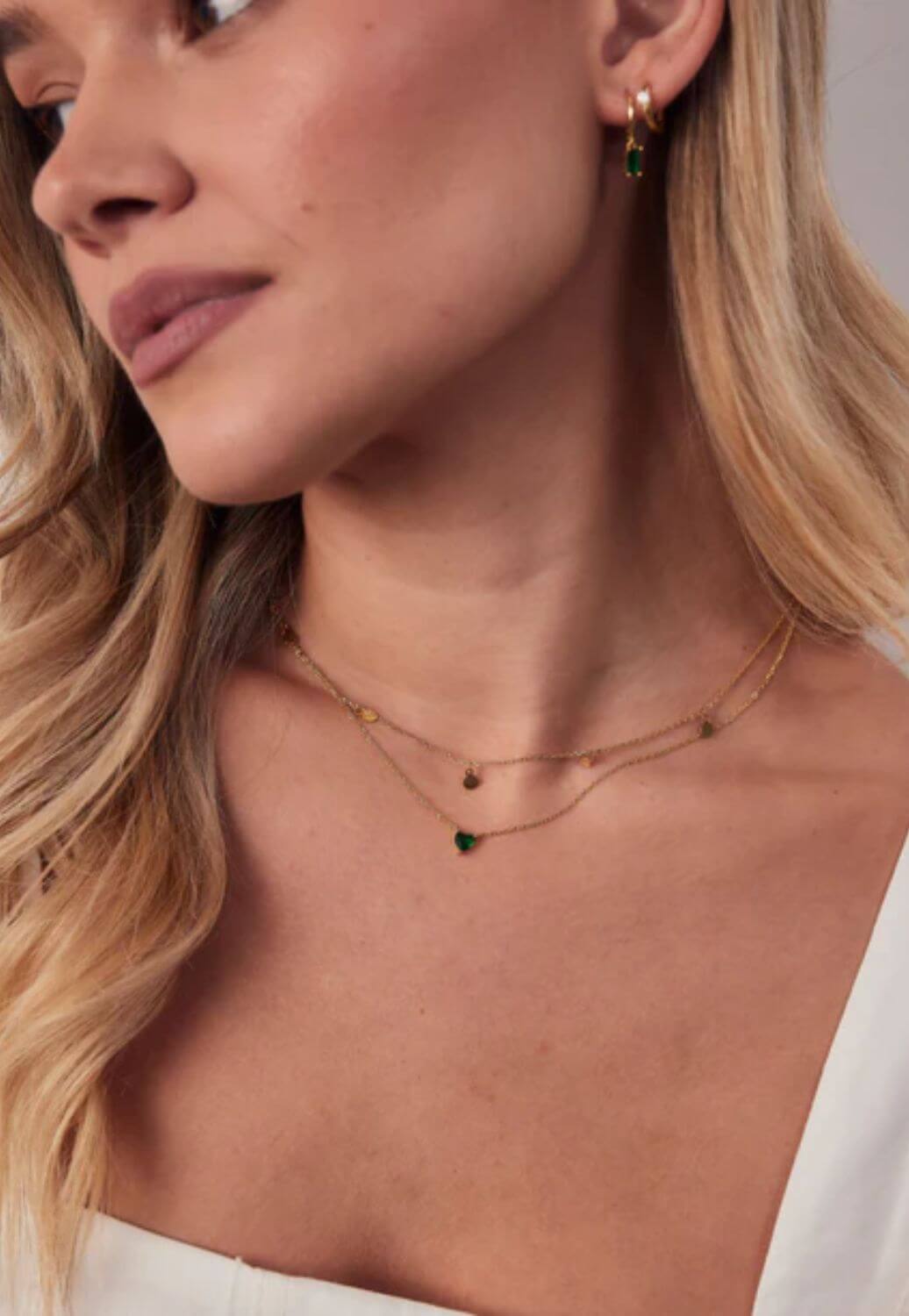 Lalume ACCESSORIES-Jewellery Gold Lalume Golden Girls Necklace