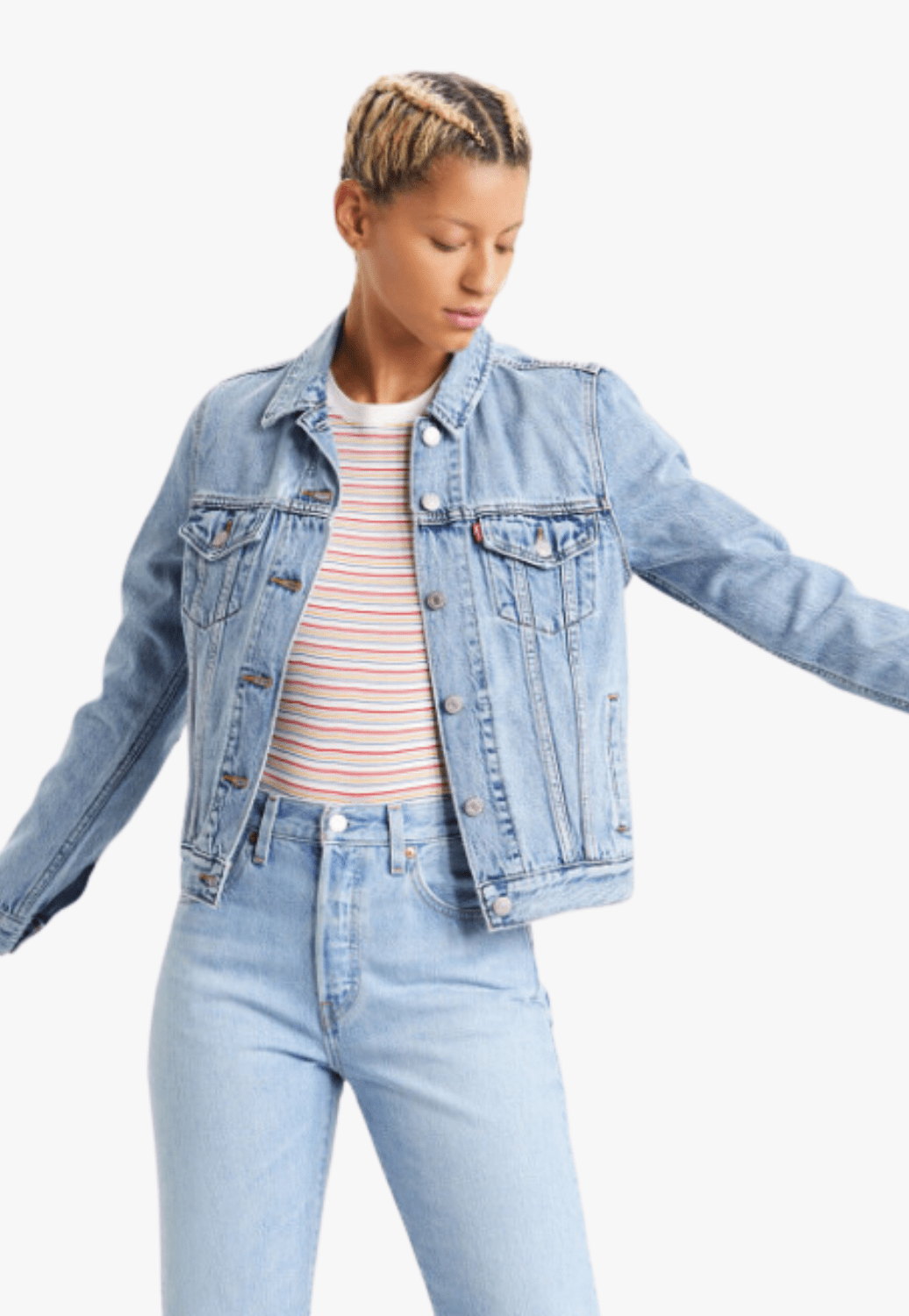 Levi CLOTHING-Womens Jackets Levi Womens Original Trucker Jacket