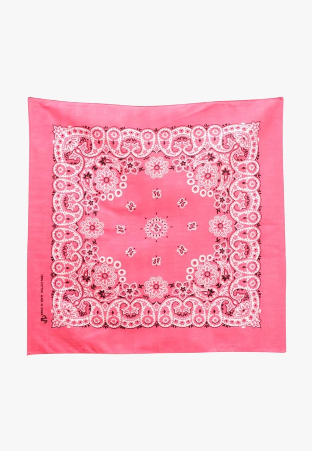 M and F Western ACCESSORIES-General Dark Pink M and F Western Paisley Pattern Bandana