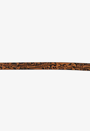 M and F Western ACCESSORIES-Hat Bands Tan M and F Western Tooled Hatband