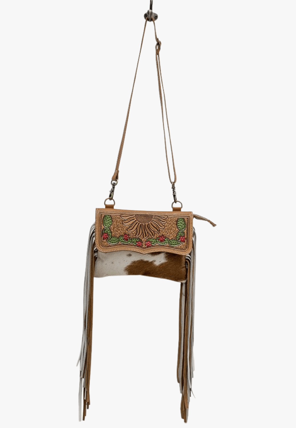 Myra Bag ACCESSORIES-Handbags Tan Myra Bag Glossy Moss Handbag