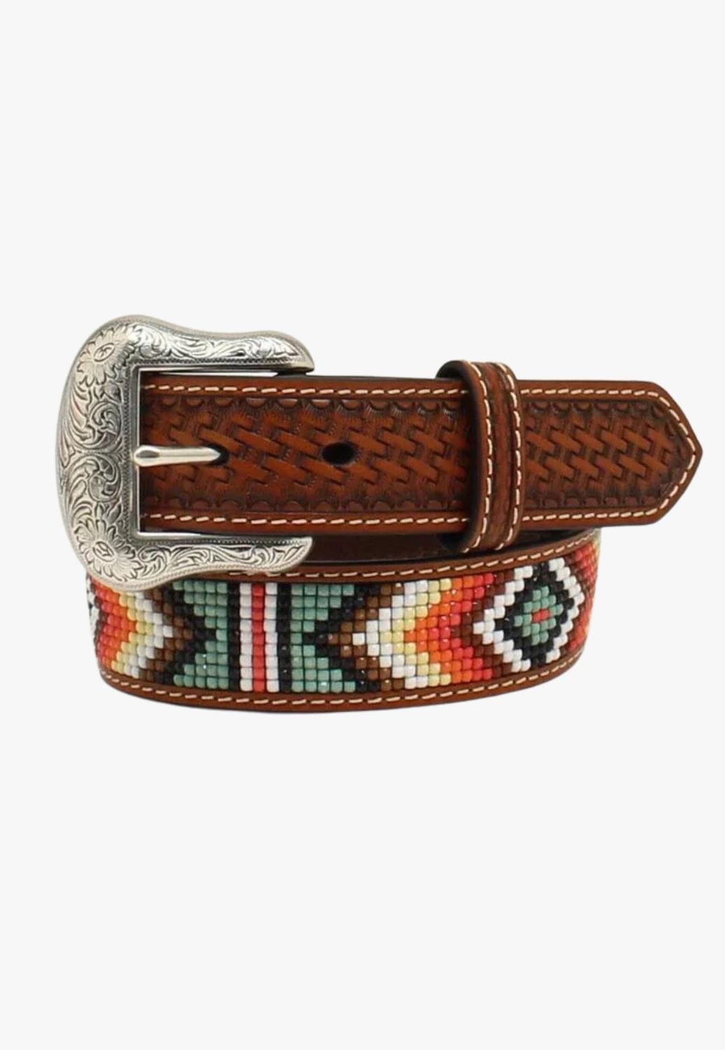 Nocona CLOTHING-Boys Belts & Braces Nocona Kids 1 1/4 Basket Weave Belt