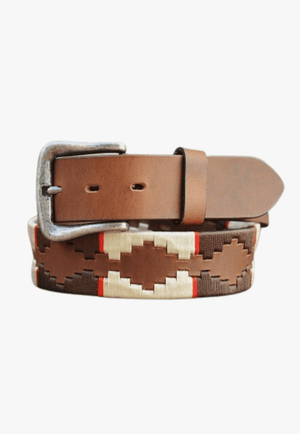 Nocona CLOTHING-Mens Belts & Braces Nocona Mens Embroidered Strap Belt