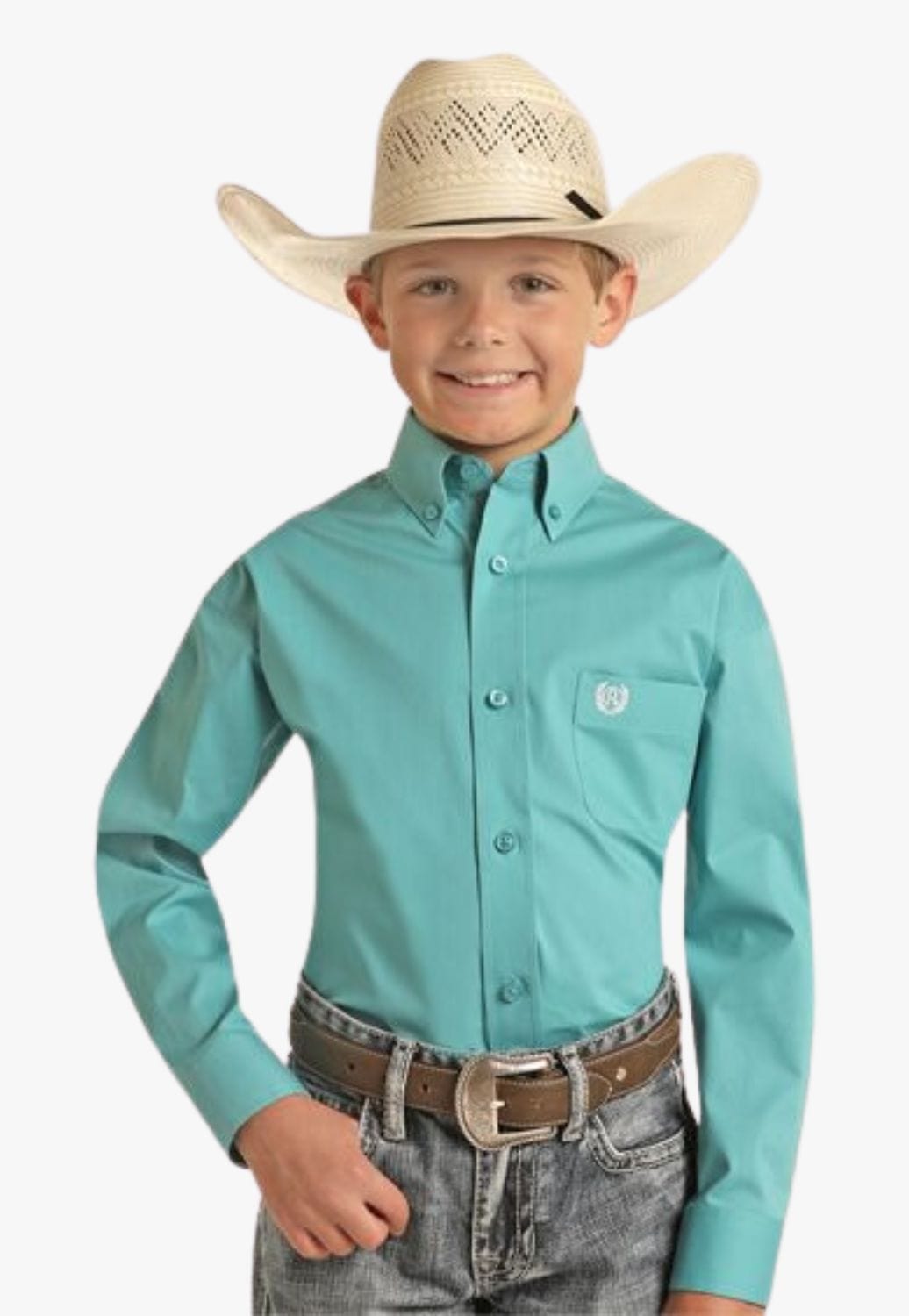 Panhandle CLOTHING-Boys Long Sleeve Shirts Panhandle Boys Button Down Long Sleeve Shirt