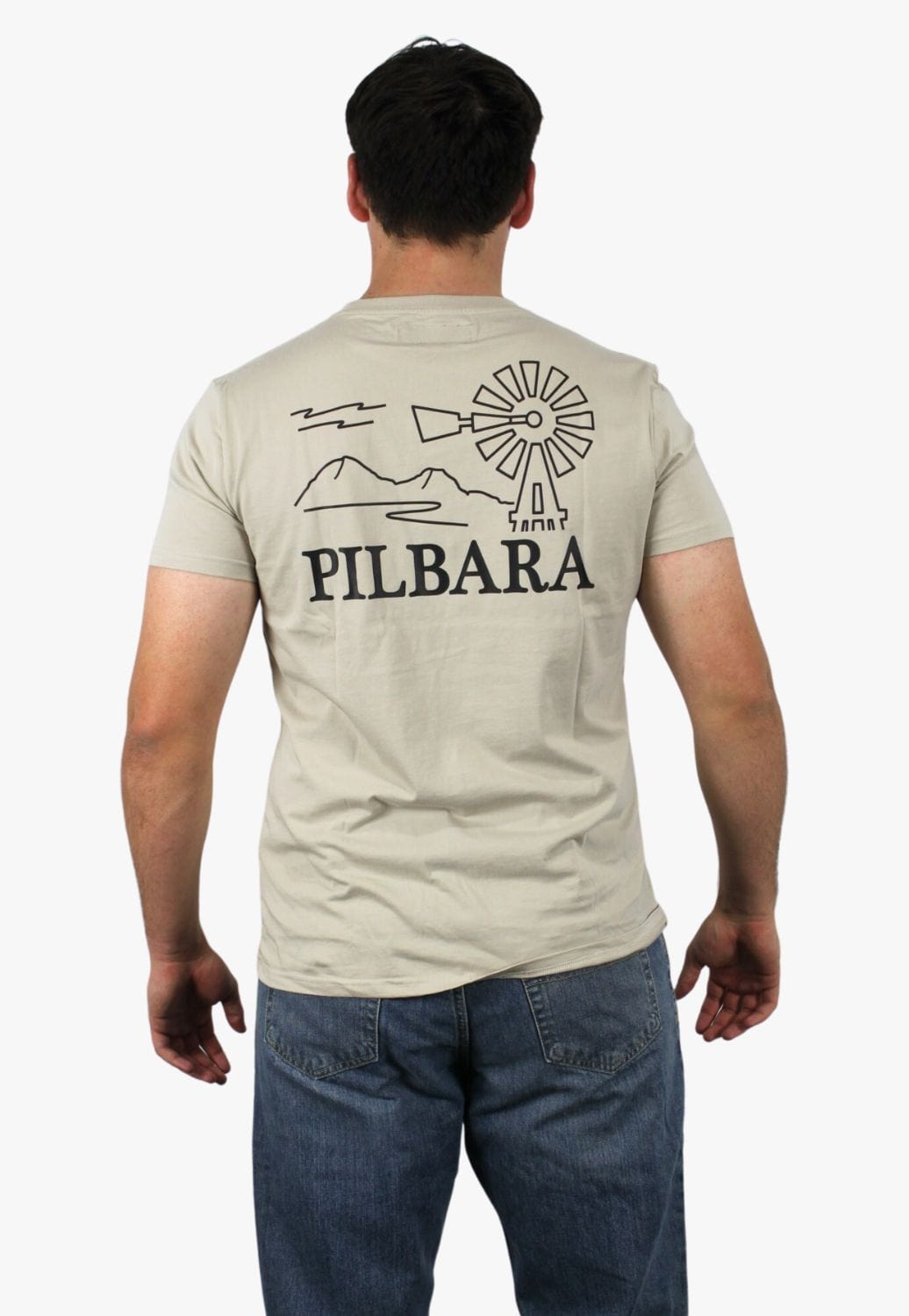 Pilbara CLOTHING-MensT-Shirts Pilbara Mens Crew Neck T-Shirt