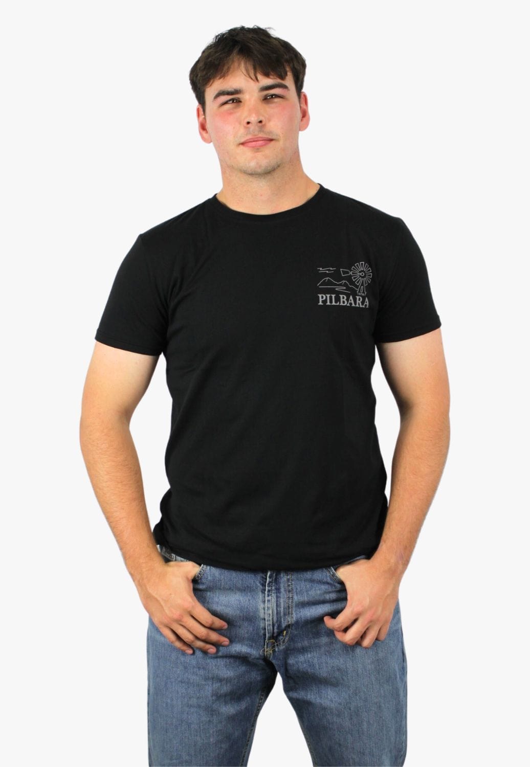 Pilbara CLOTHING-MensT-Shirts Pilbara Mens Crew Neck T-Shirt