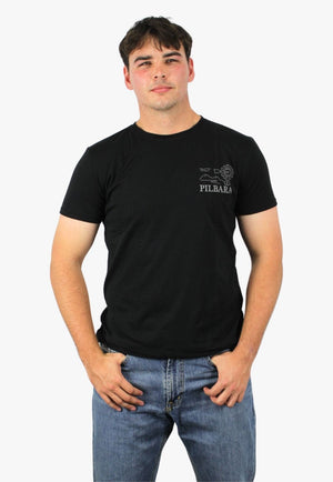 Pilbara CLOTHING-MensT-Shirts Pilbara Mens Crew Neck T-Shirt