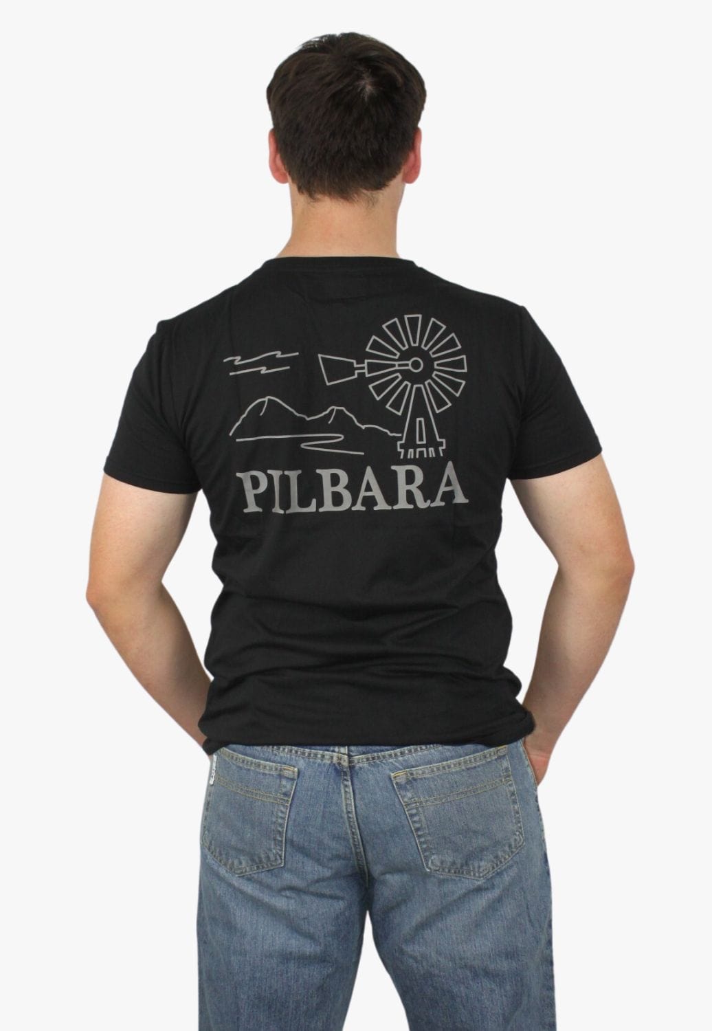 Pilbara CLOTHING-MensT-Shirts Pilbara Mens Crew Neck T-Shirt