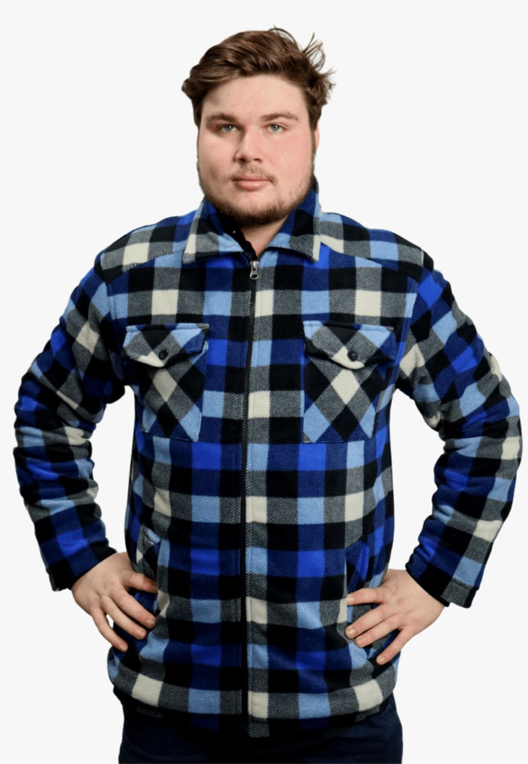 Pilbara CLOTHING-Mens Jackets Pilbara Mens Sherpa Lined Jacket