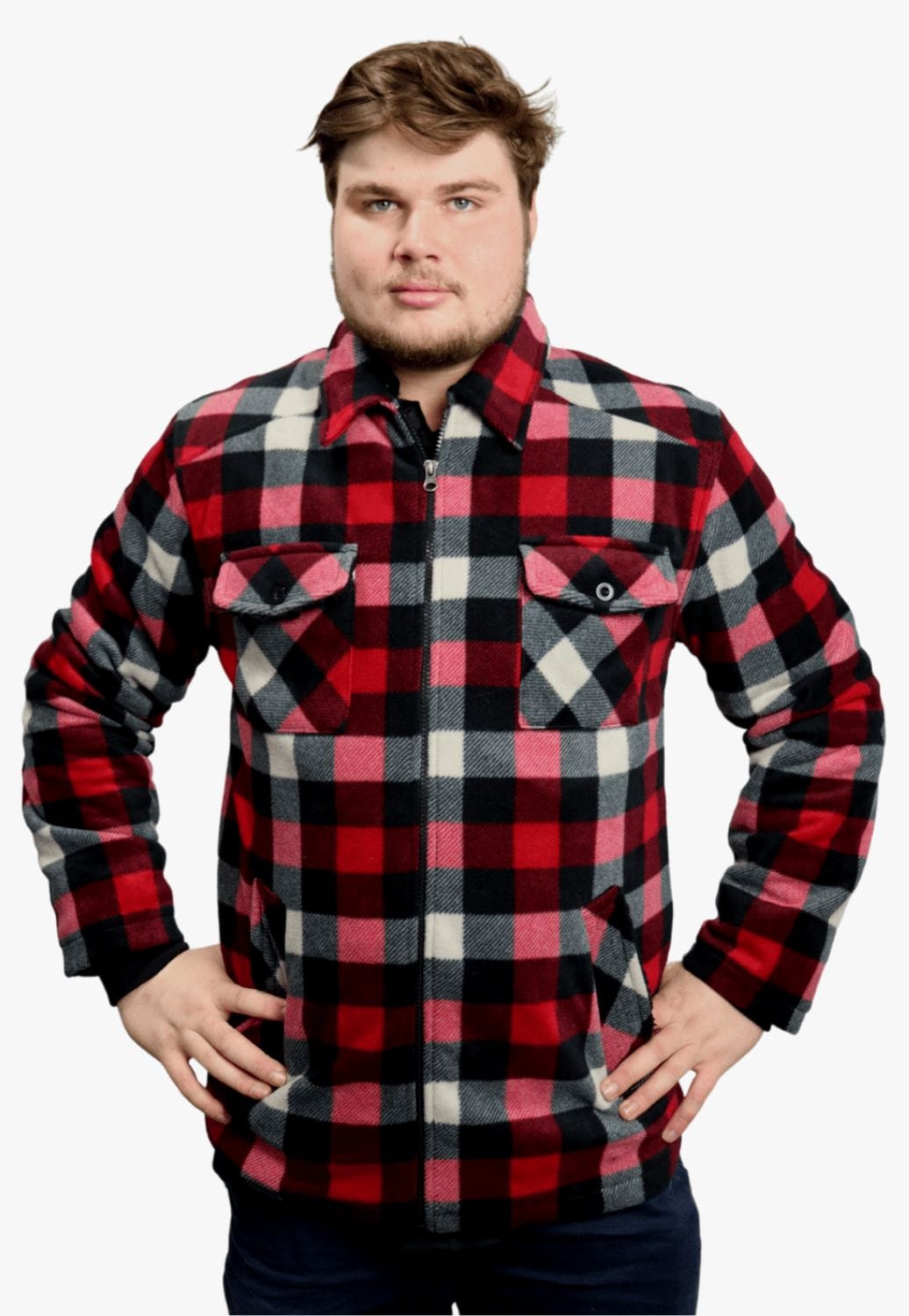 Pilbara CLOTHING-Mens Jackets Pilbara Mens Sherpa Lined Jacket